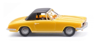 Wiking 018748 - H0 - BMW 1600 GT Cabrio - gelb